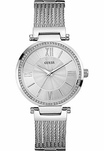 Moda Guess Reloj analogico para Mujer de Cuarzo con Correa en Acero Inoxidable