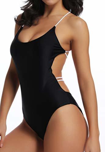 Moda INSTINNCT Bikini Monokini Mujer Push-up Acolchado Bra Trajes de Baño Brasileño una