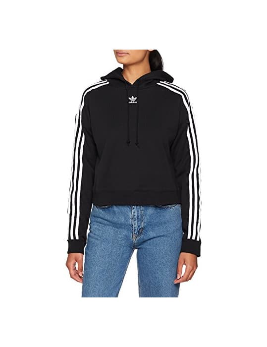 Fashion adidas Cropped Hoodie Black Camiseta