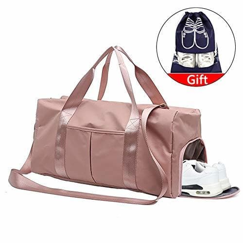 Producto YLX Bolsas de Gimnasio, Mujeres Bolsa de Deporte Impermeable con Compartimento para