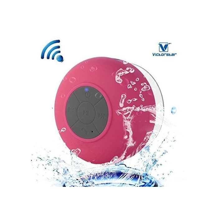 Electronic Resistente al agua Bluetooth 3.0 Ducha Altavoz, Altavoz Portátil de Manos Libres