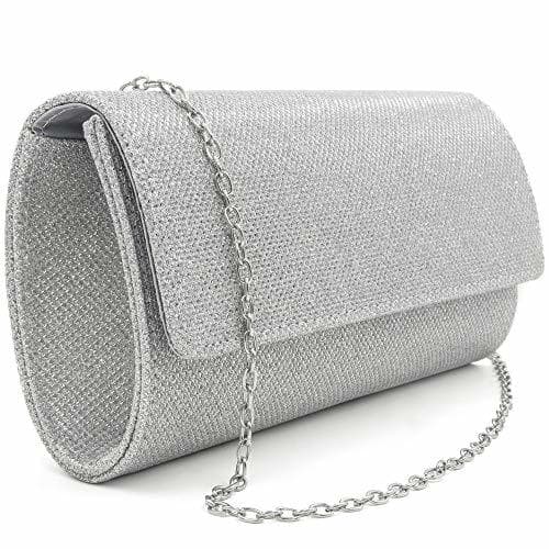 Producto Milisente Mujeres Bolsa De Noche Elegante Embrague Bolso De Hombro Brillo