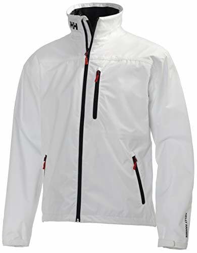 Lugar Helly Hansen Crew Midlayer Chaqueta deportiva impermeable, Hombre, Blanco