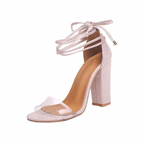 Producto Mujer Transparente Tacón Alto Sandalias