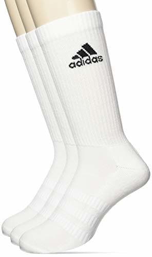 Fitness adidas Cushioned Crew Calcetines, Unisex Adulto, Blanco