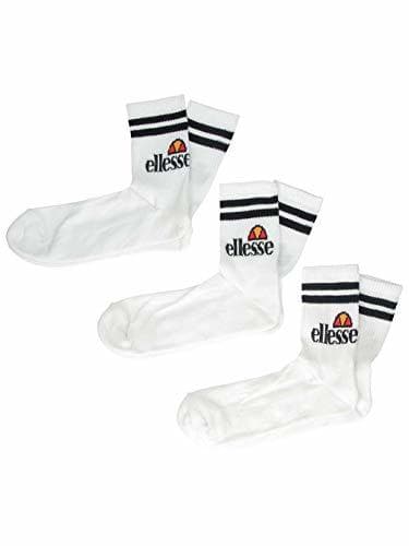 Moda Ellesse Calcetines Pullo 3Pk Blanco 41-46 EU