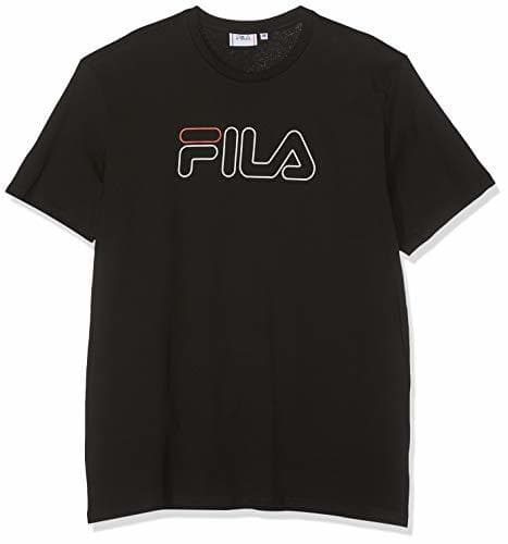 Moda Fila Paul tee Up Camiseta, Negro