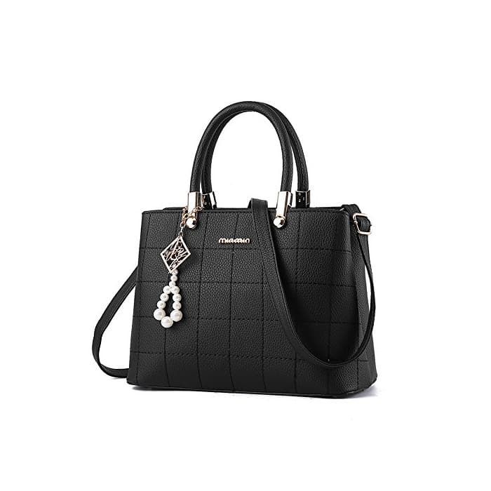 Producto BestoU Bolsos Mujer bandolera Shopper Tote Bolso PU PIEL