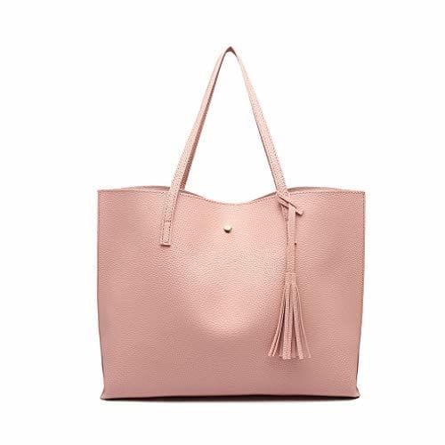 Producto Miss Lulu Bolsos de moda para mujer Cuero PU Asa superior Bolsa