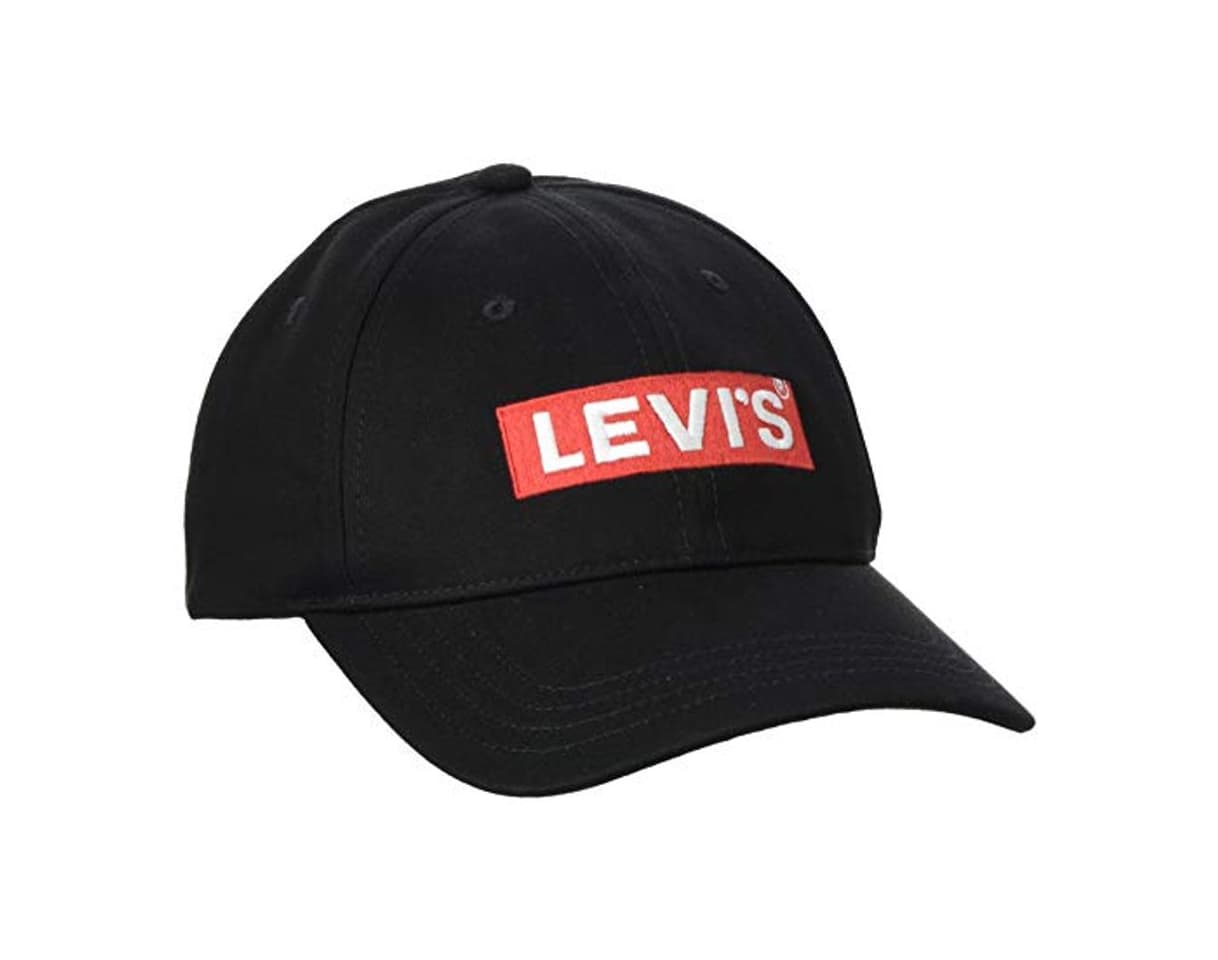 Product Levi's Levis Footwear and Accessories Box Tab Cap Gorra, Negro