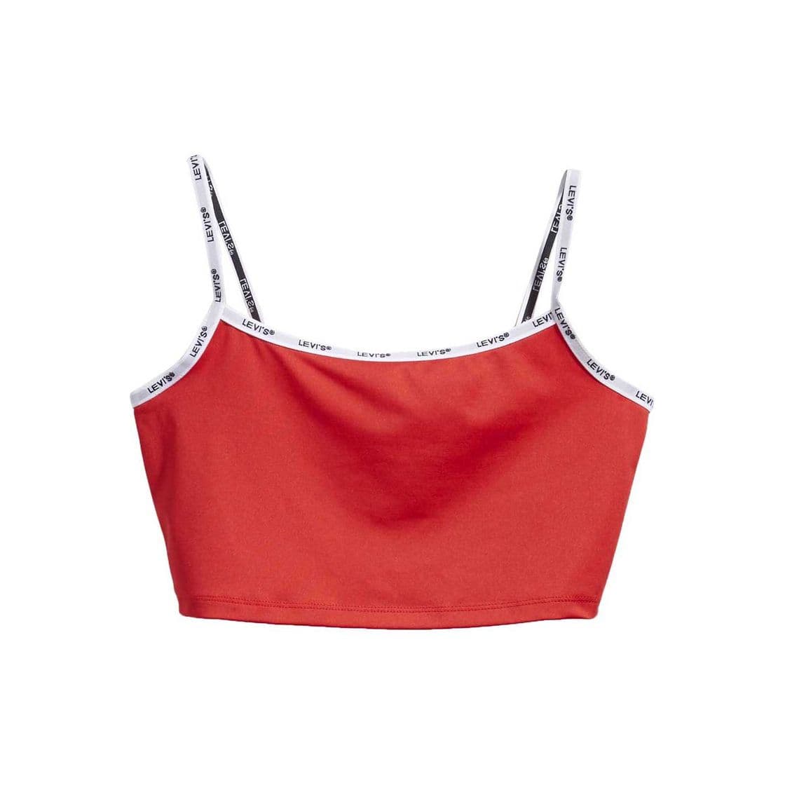 Product Top Levis Zoey Crop Rojo Mujer S Rojo