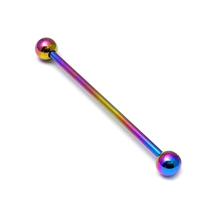 Moda Piercing barbell de titanio. 1