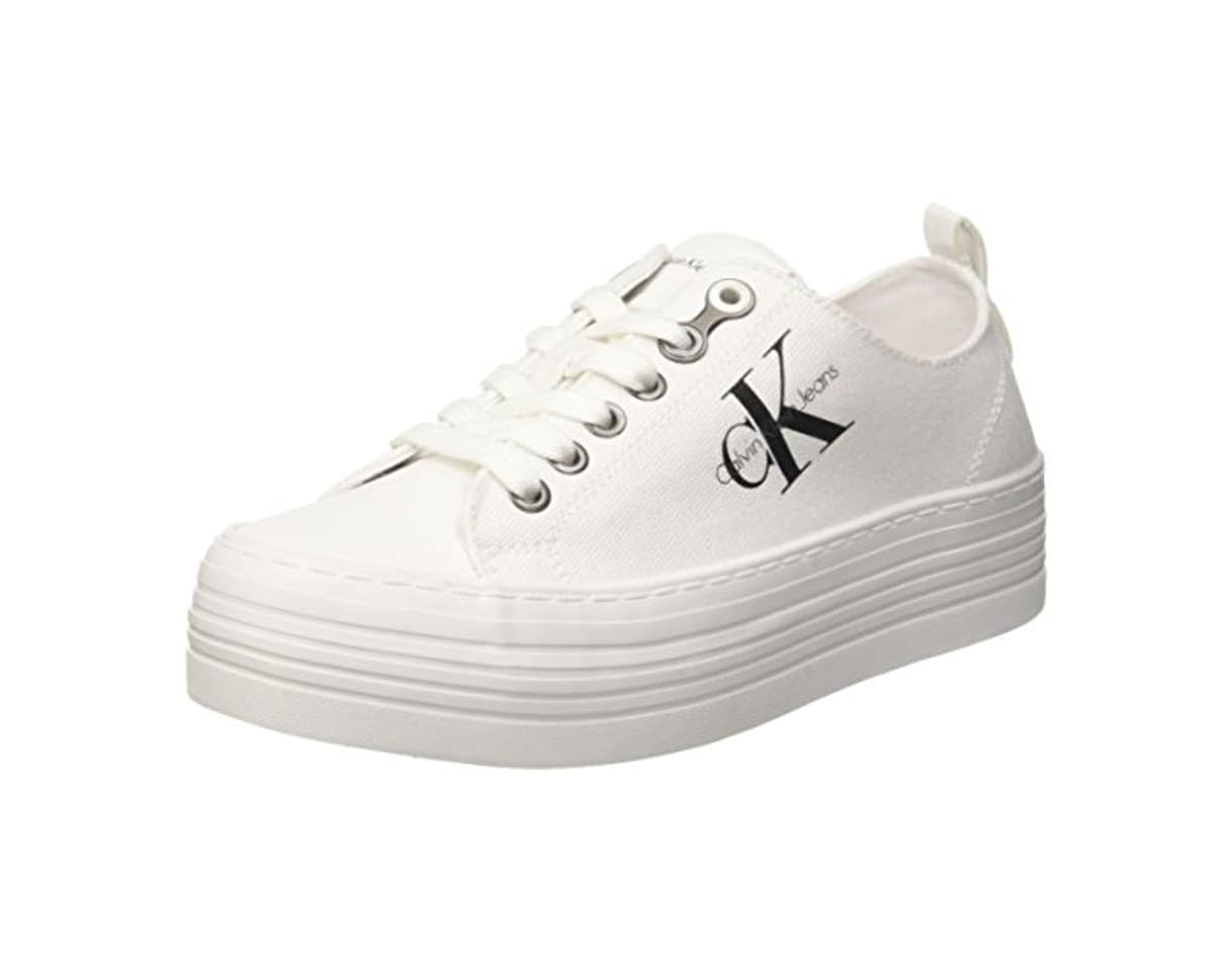 Producto Calvin Klein Jeans Zolah Canvas Wht, Zapatillas para Mujer, Marfil