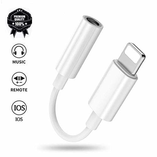 Electrónica IMBCYL Adaptador para iPhone Adaptador Jack 3,5mm Adaptador para iPhone 7 Adaptador