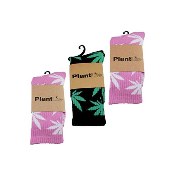 Fashion 3x PlantLife Calcetines unisex