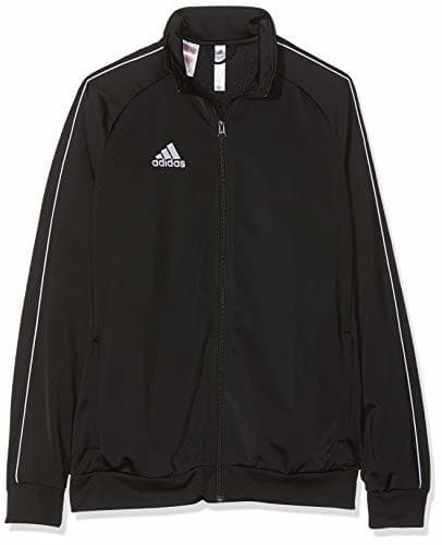 Fitness adidas Core18 PES Jkty Sudadera con Cremallera, Unisex Niños, Negro