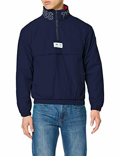 Fashion Tommy Jeans TJM Popover Jacket Chaqueta, Azul