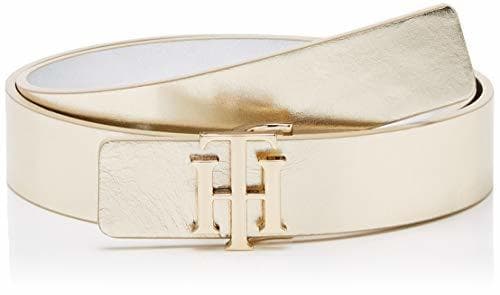 Fashion TOMMY HILFIGER TH Buckle Reversible 3.0 Cinturón, Dorado