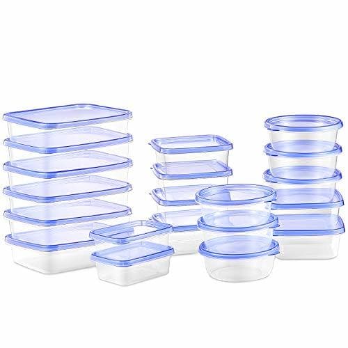 Home Deik Set de Recipientes para Alimentos con Tapa