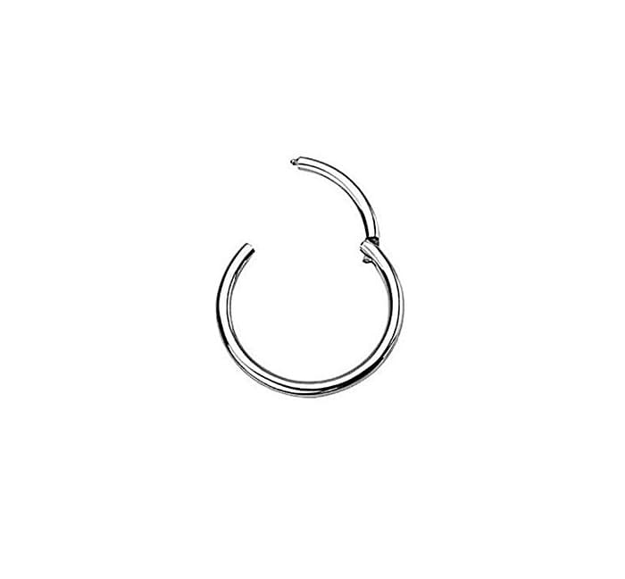 Moda Gekko body joyas acero quirúrgico con bisagra anillo segmento Septum Clicker Piercing