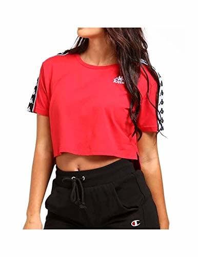 Moda Kappa Camiseta Apua Rojo Mujer S Rojo