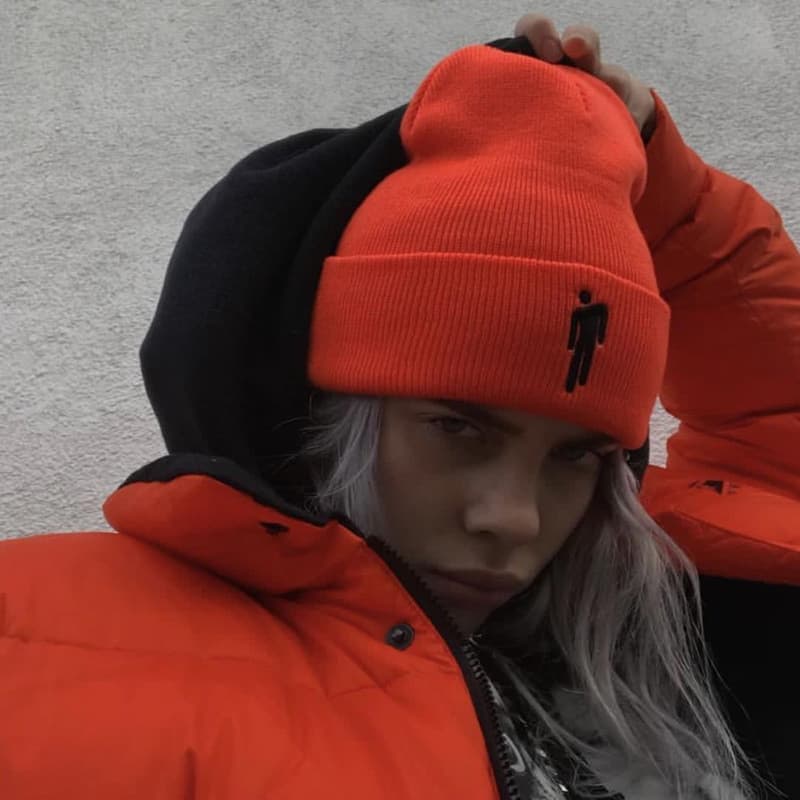 Fashion Billie Eilish Gorro de algodón Casual para Hombres, Mujeres, Gorro de Invierno