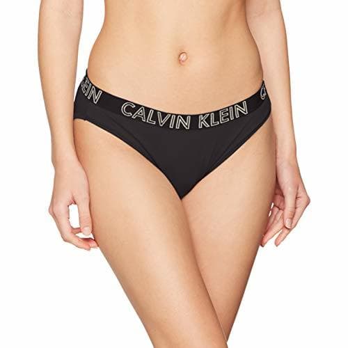 Moda Calvin Klein Fixed Triangle-rp Parte de Arriba de Bikini, Rojo