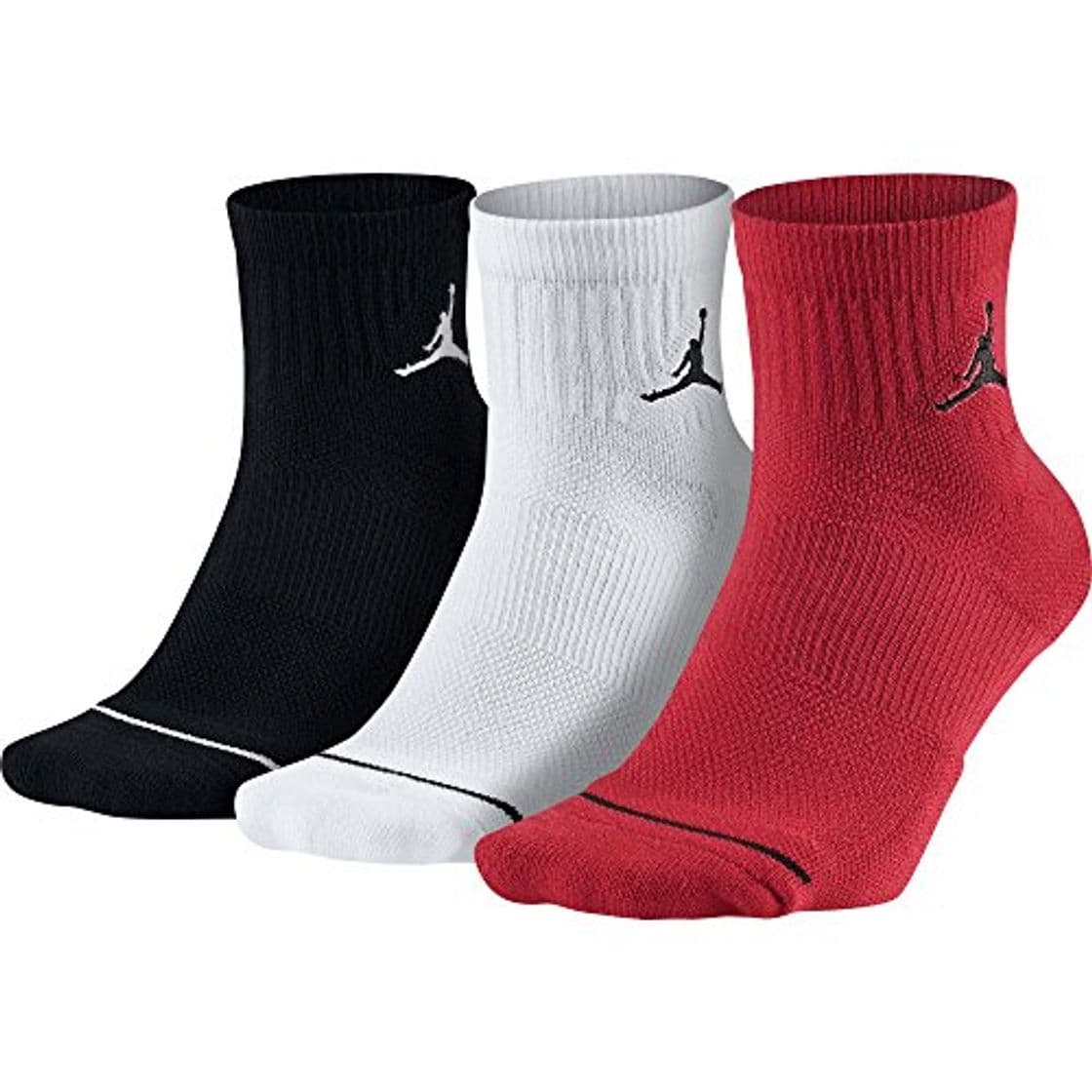 Producto Nike Jumpman QTR 3Ppk Calcetines, Hombre, Negro