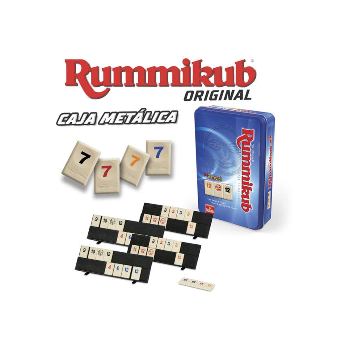 Producto Goliath - Juego Rummikub de Viaje en Caja Metálica