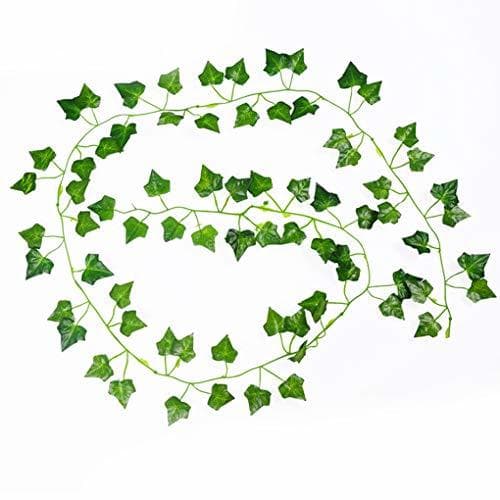 Producto Busirde 2m Enredadera Begonia La Hoja de Hiedra Artificial Plantas de Vid