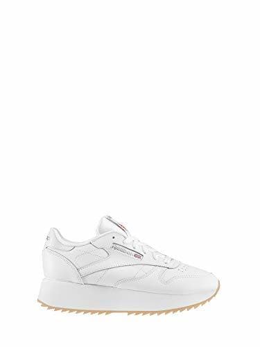 Fashion Reebok Classic Leather Double Mujer Zapatillas Blanco