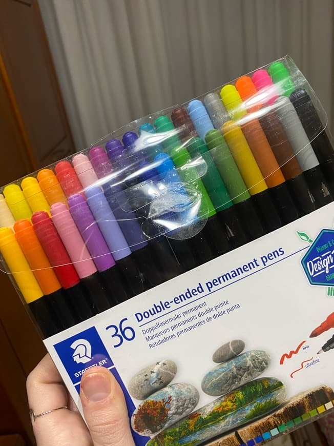 Home STAEDTLER Watercolour Brush Pens 3001 TB36 Rotulador de Doble Punta de Fibra