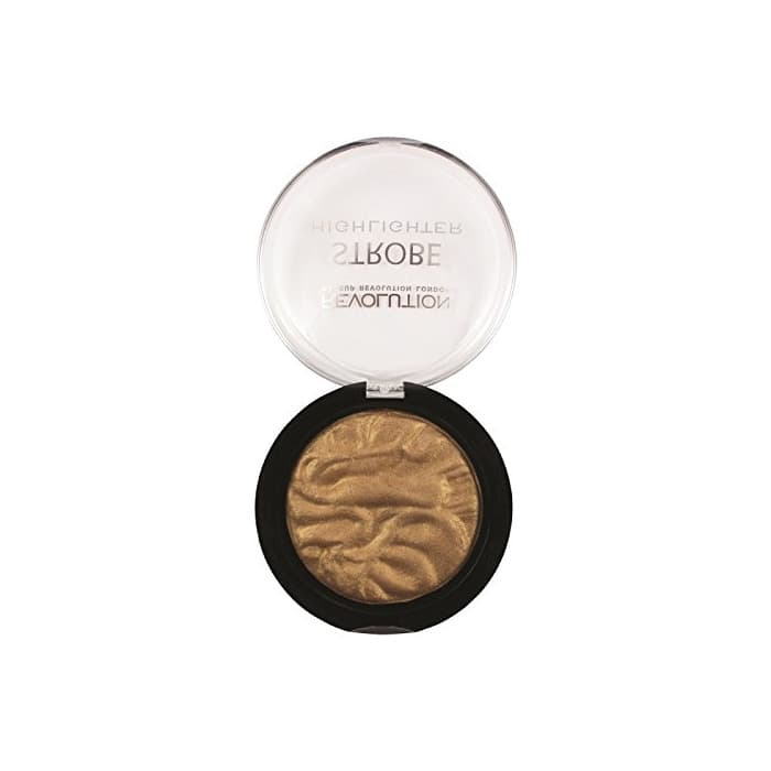 Beauty Makeup Revolution Strobe Highlighter Gold Addict Rozświetlacz do twarzy