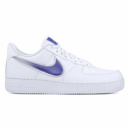 Fashion Nike Men's Air Force 1 '07 LV8 White/Racer Blue AO2441-101