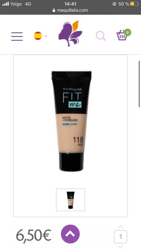 Fashion Base Fit me Maybelline