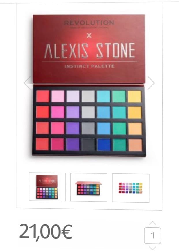 Fashion Paleta Revolution x Alexis Stone - Instinct Palette 