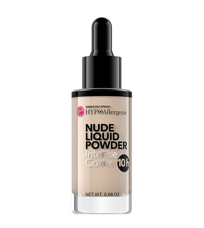 Fashion Bell - Base de Maquillaje Hipoalergénica Nude Liquid Powder 