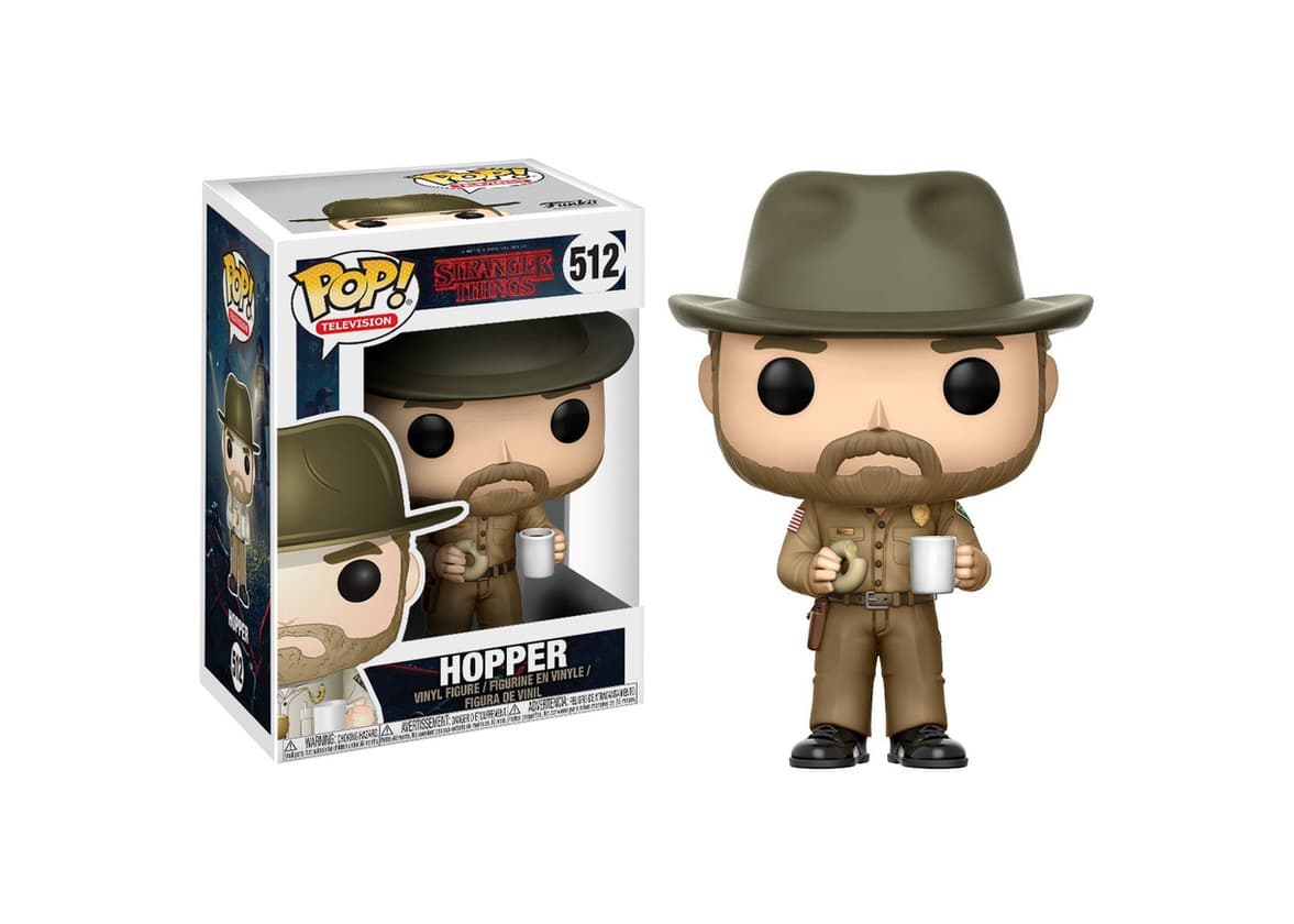 Electrónica Stranger Things Figura de Vinilo Hopper with Donut