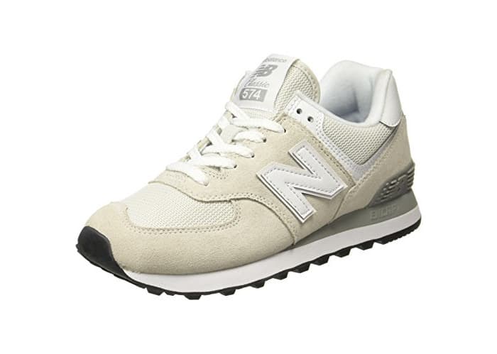 Fashion New Balance WL574EB, Zapatillas Mujer, Blanco