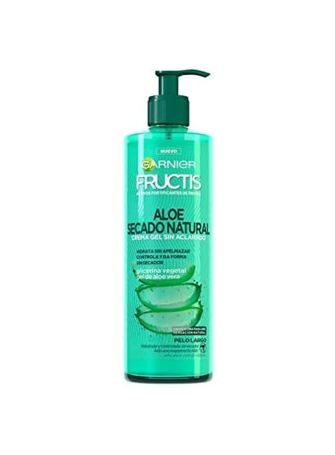 Beauty Garnier Fructis Aloe Secado Natural Crema Gel sin Aclarado - 3 Recipientes