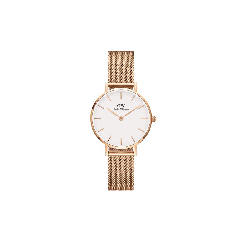 Moda Daniel Wellington Reloj Analógico para Mujer de Cuarzo con Correa en Acero